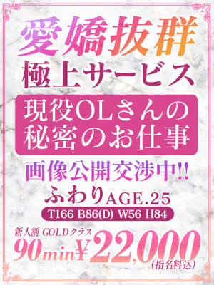 【ふわり】現役OL秘密のお仕事プロフィール写真